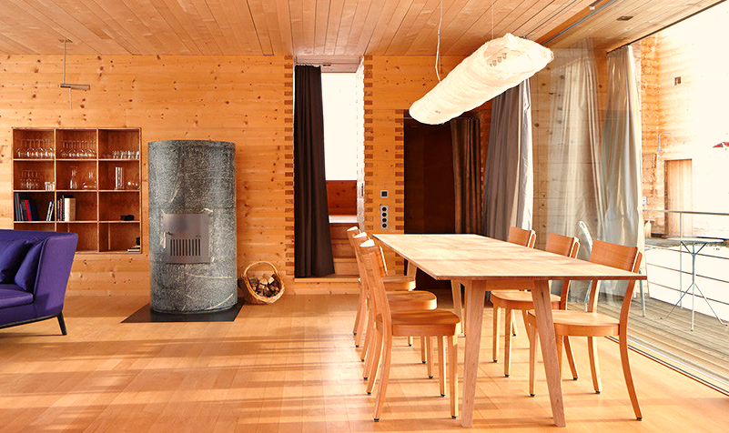 интерьер деревянного дома